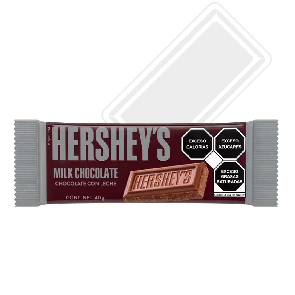 Barra de chocolate HERSHEY'S Chocolate con Leche 40 g