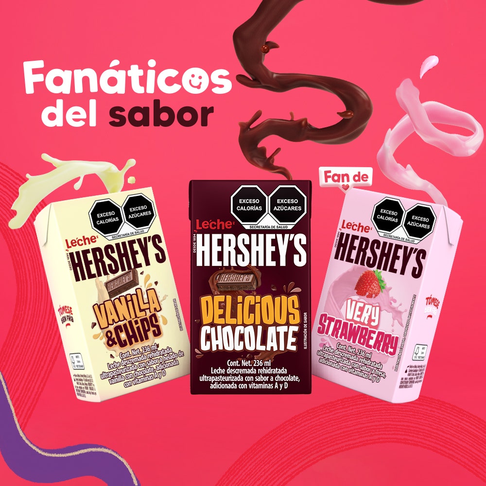 Banner Leches Hershey's