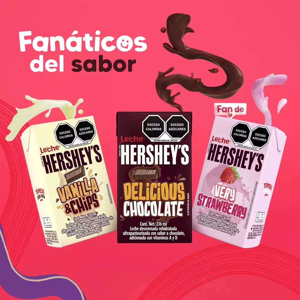 Banner Leches Hershey's