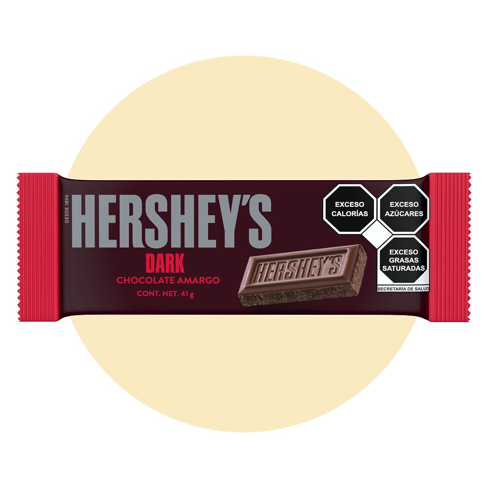 Barra de chocolate HERSHEY'S Dark chocolate 41 g