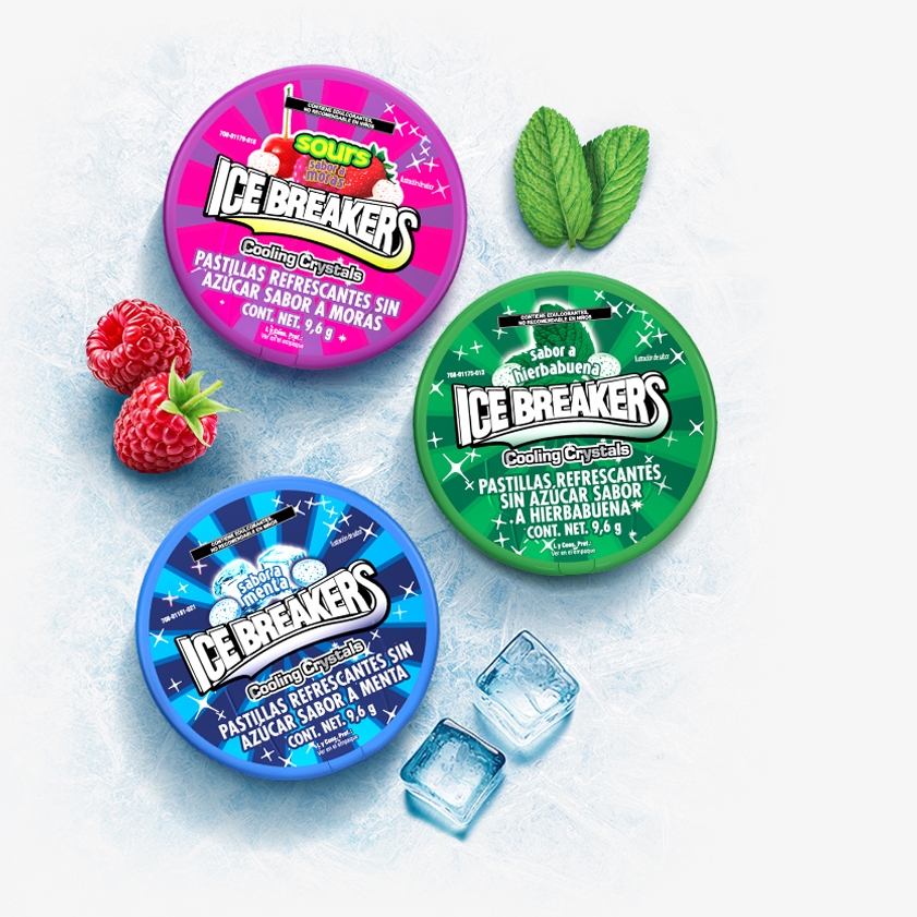 Las mentas ICE BREAKERS de bolsillo 