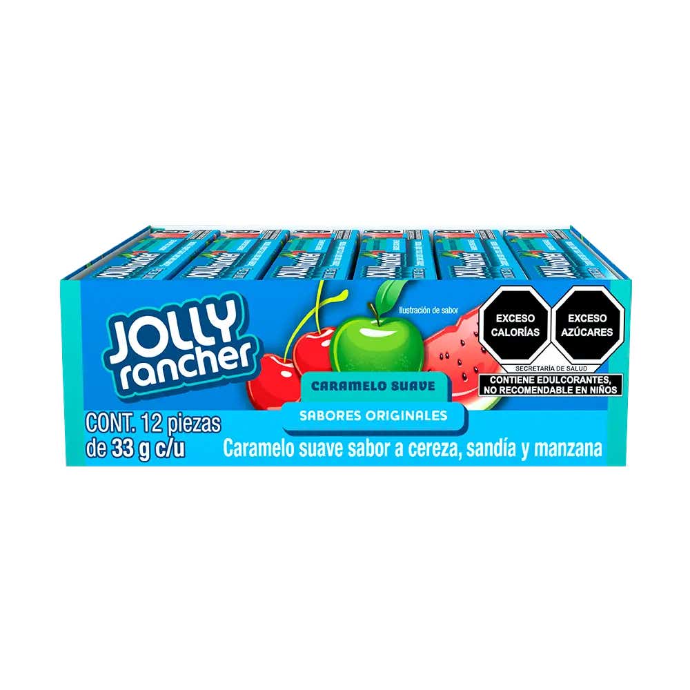 Jolly Rancher Macizo 25.8 g pack 12 piezas