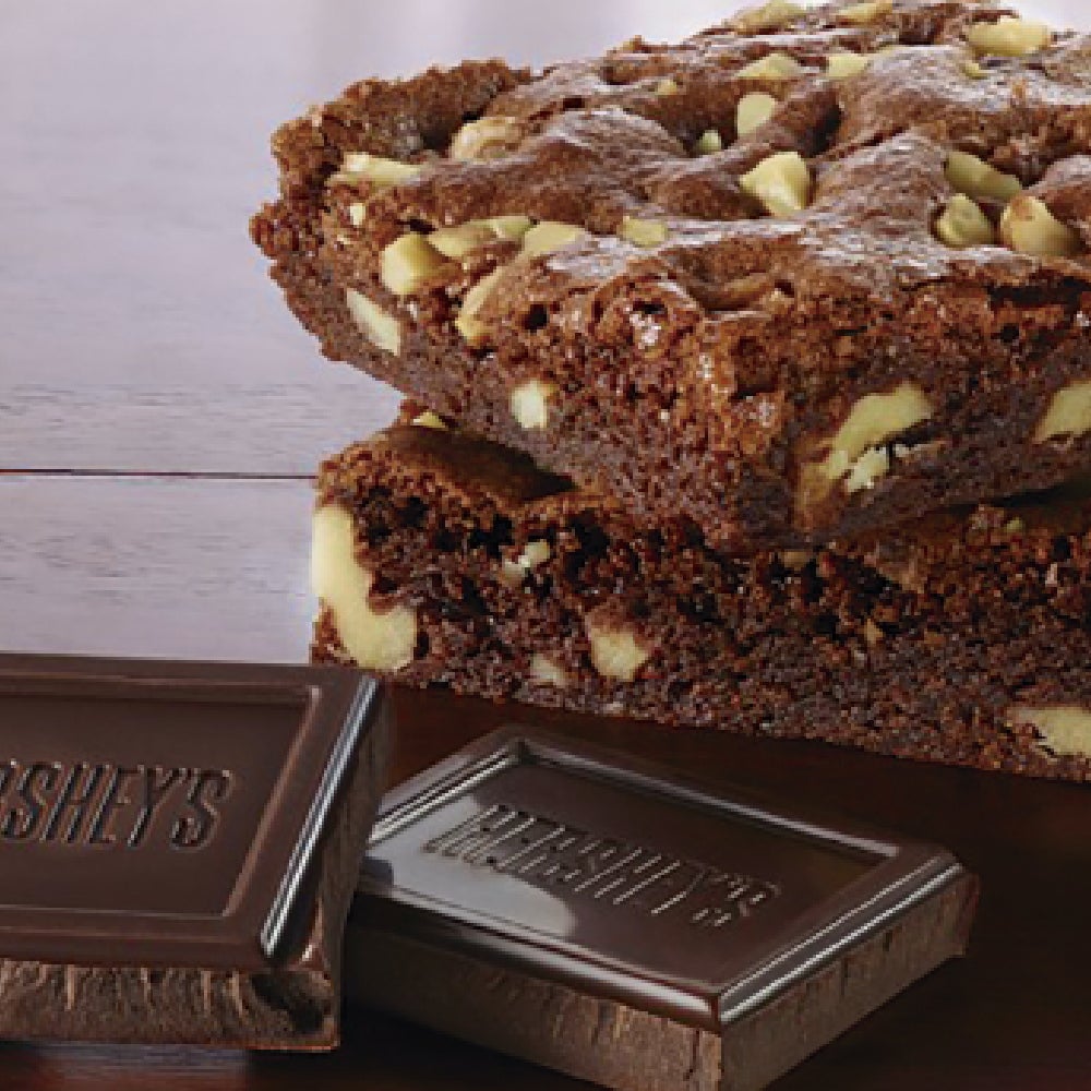 Cocoa. Un par de brownies de Chocolate con almendras.