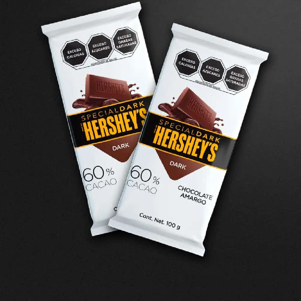 Chocolate HERSHEY'S DARK sabor chocolate 100g