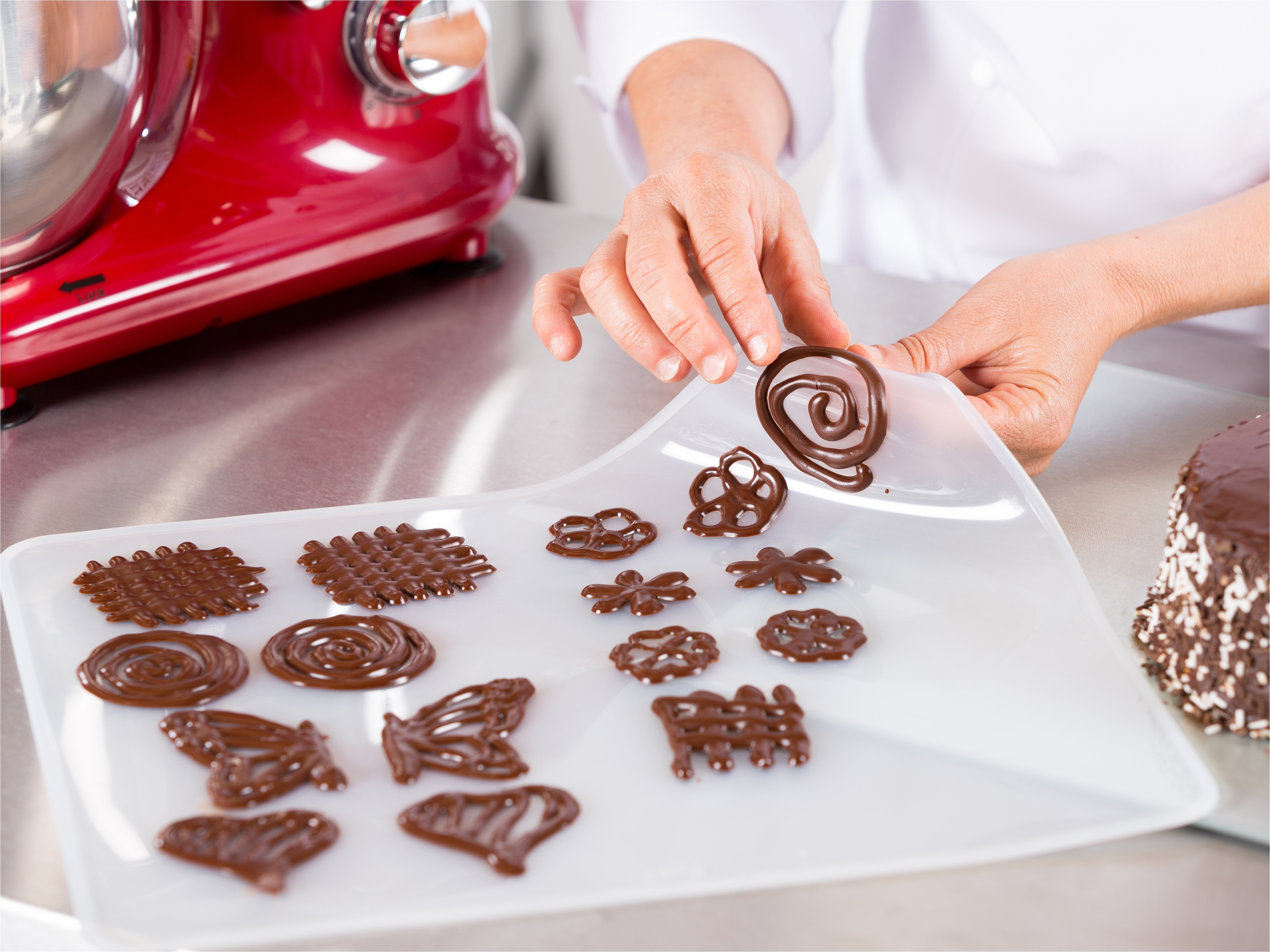 Diseño de chocolates para decorar