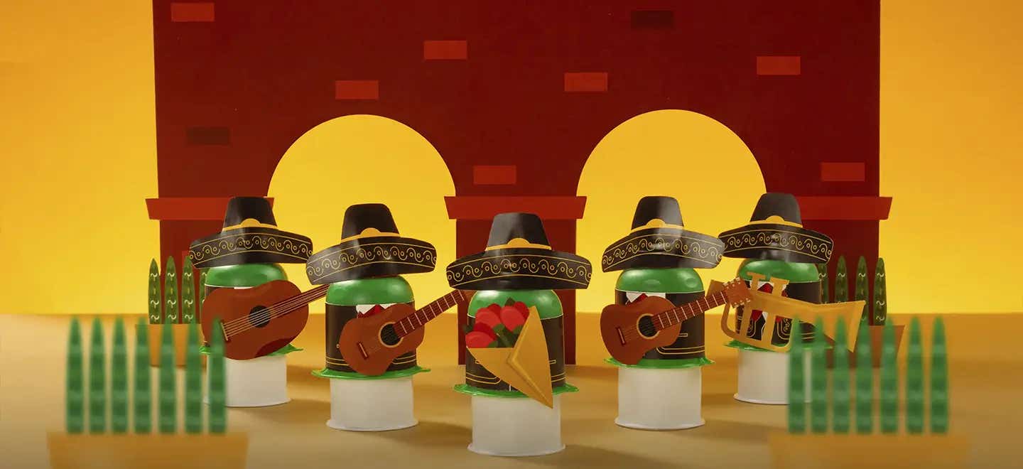 Mariachis de Mini PELON PELO RICO