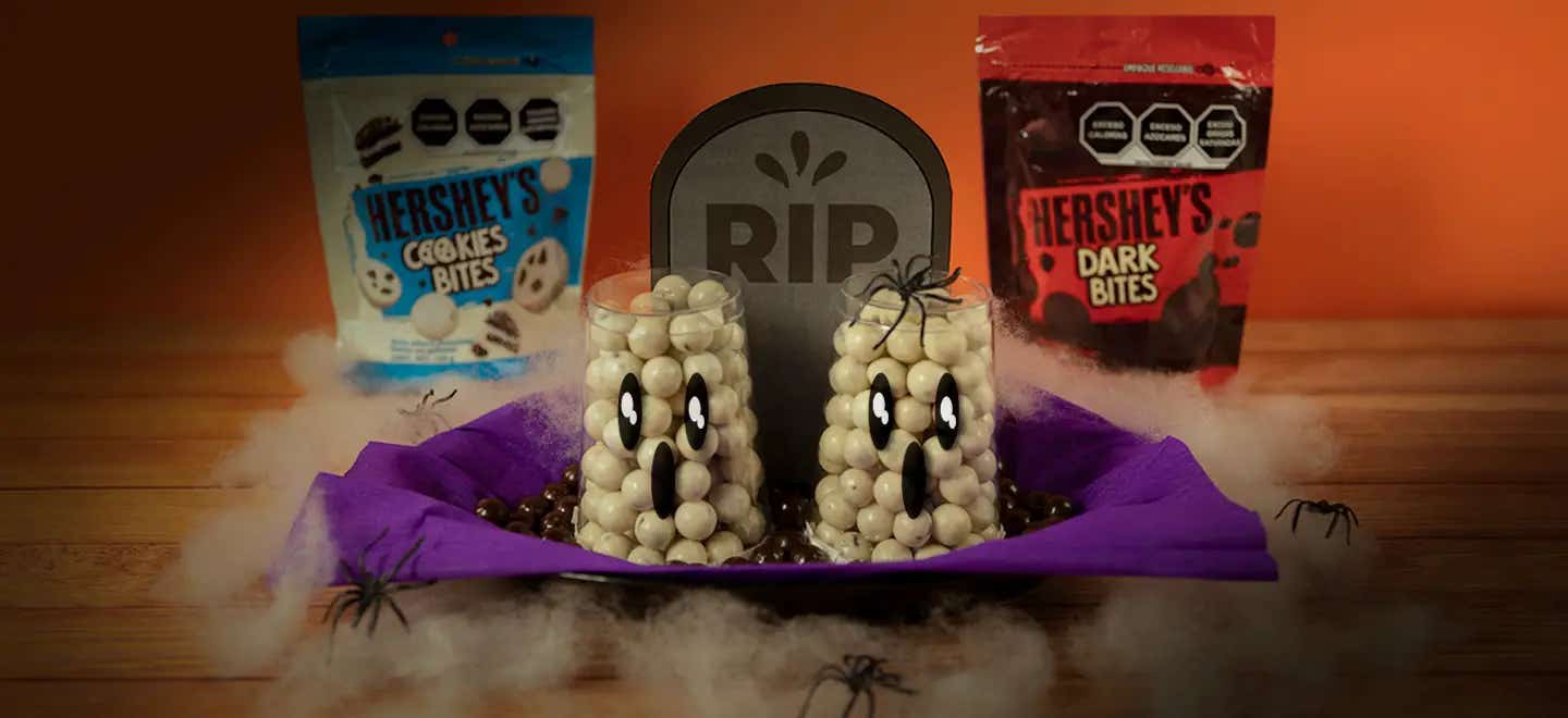 Dulceros aterradores hechos con HERSHEY’S BITES