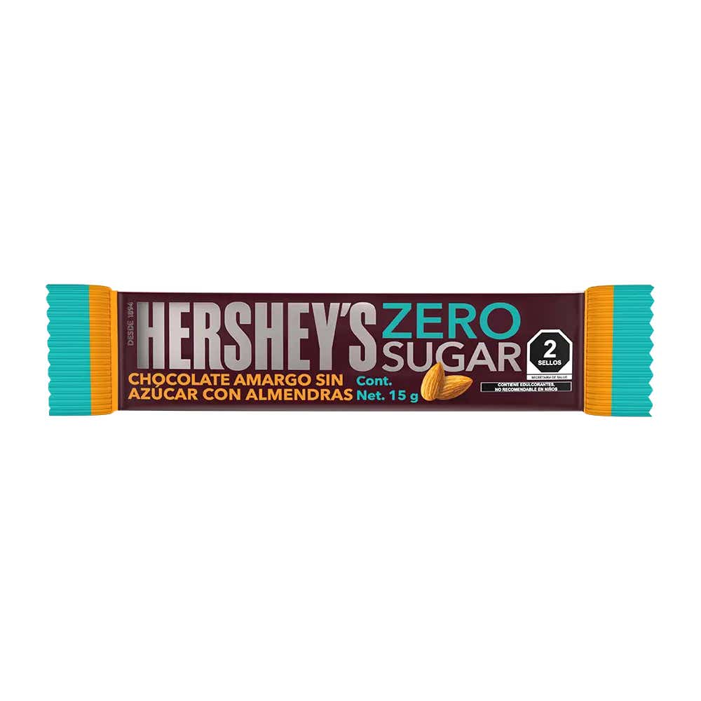 HERSHEY'S ZERO SUGAR con Almendras 15g