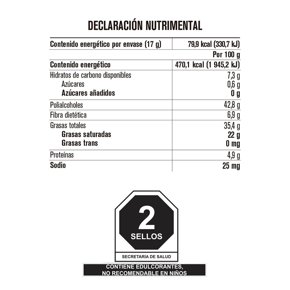 Tabla de muestra del producto