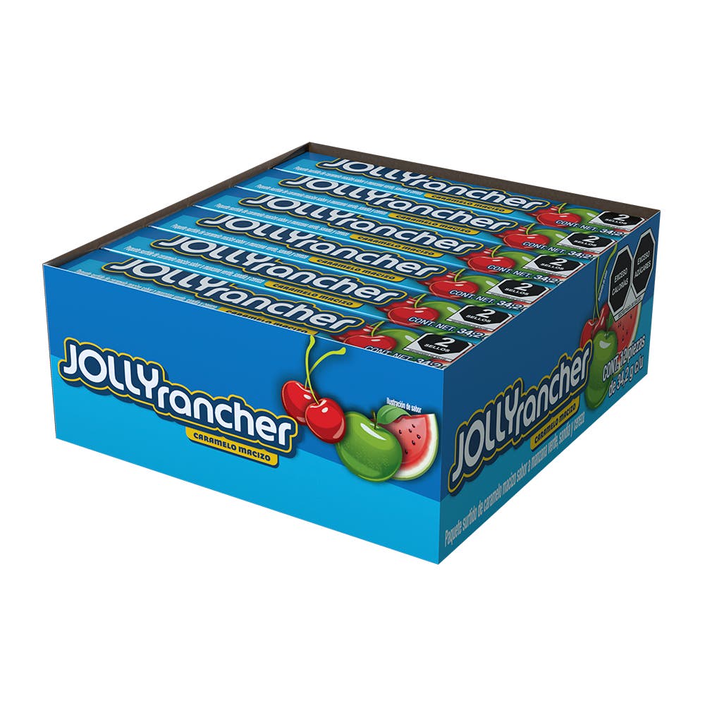 Jolly Rancher Macizo 34.2 gms pack 12 piezas