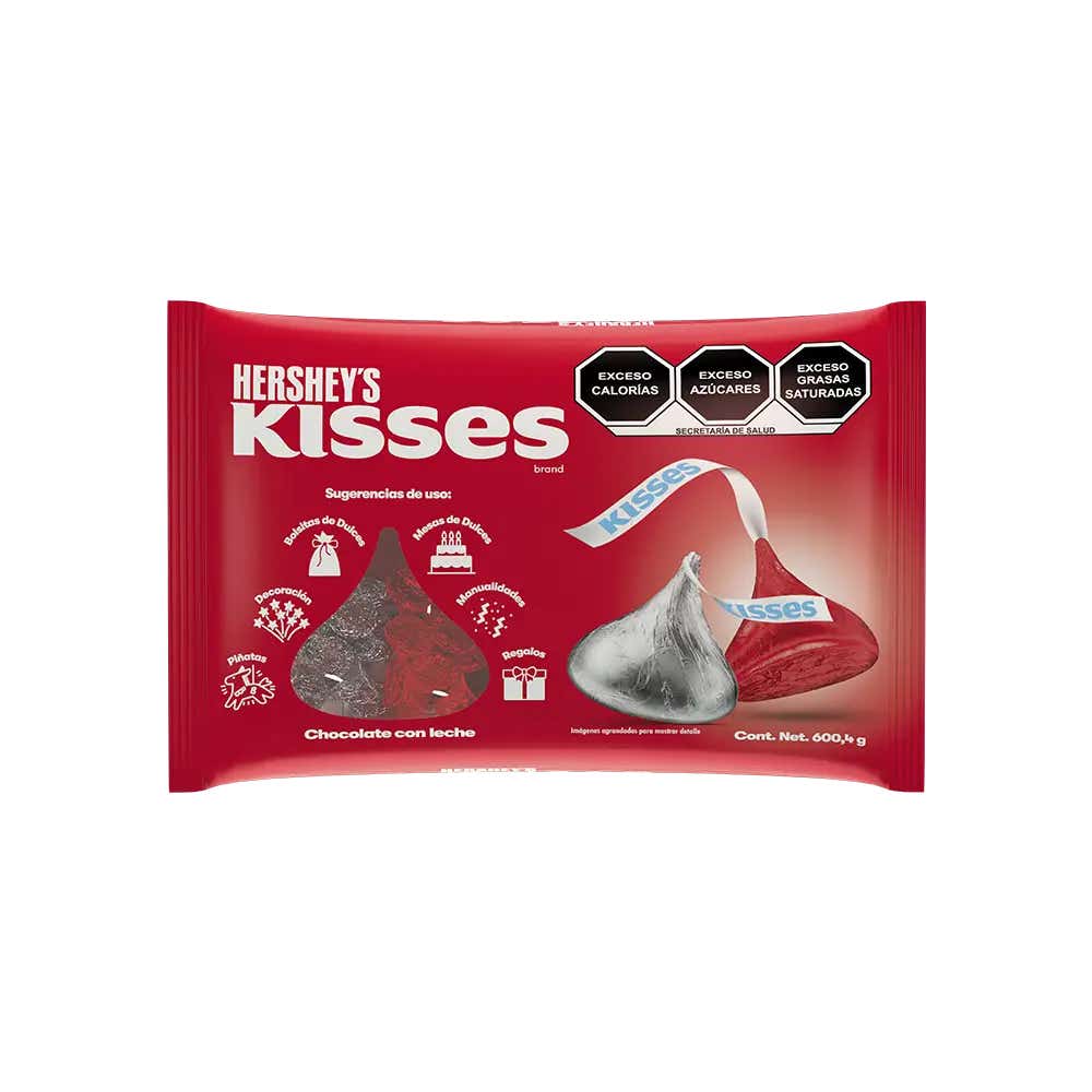 Chocolate HERSHEY'S KISSES Bolsa 600.4g