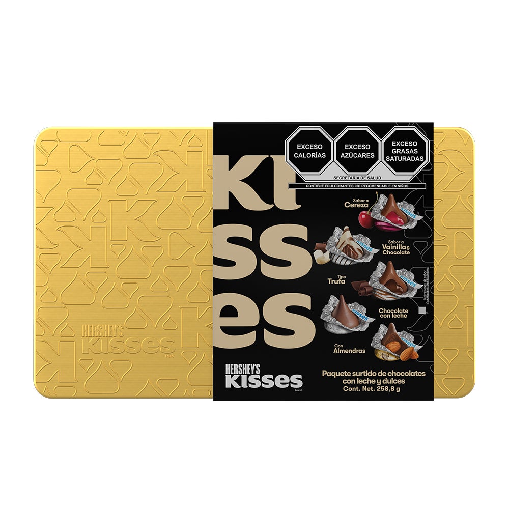 Chocolate HERSHEY'S KISSES lata surtida 258.76g