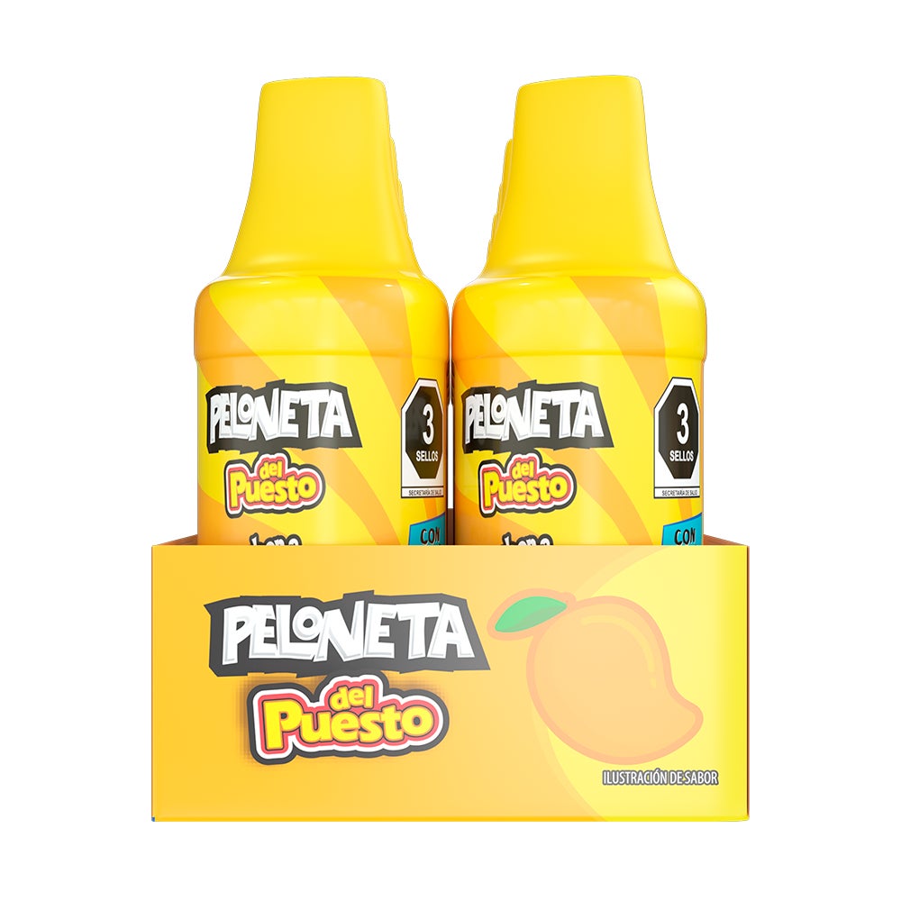 Peloneta del Puesto sabor Mango 9g pack 10 piezas