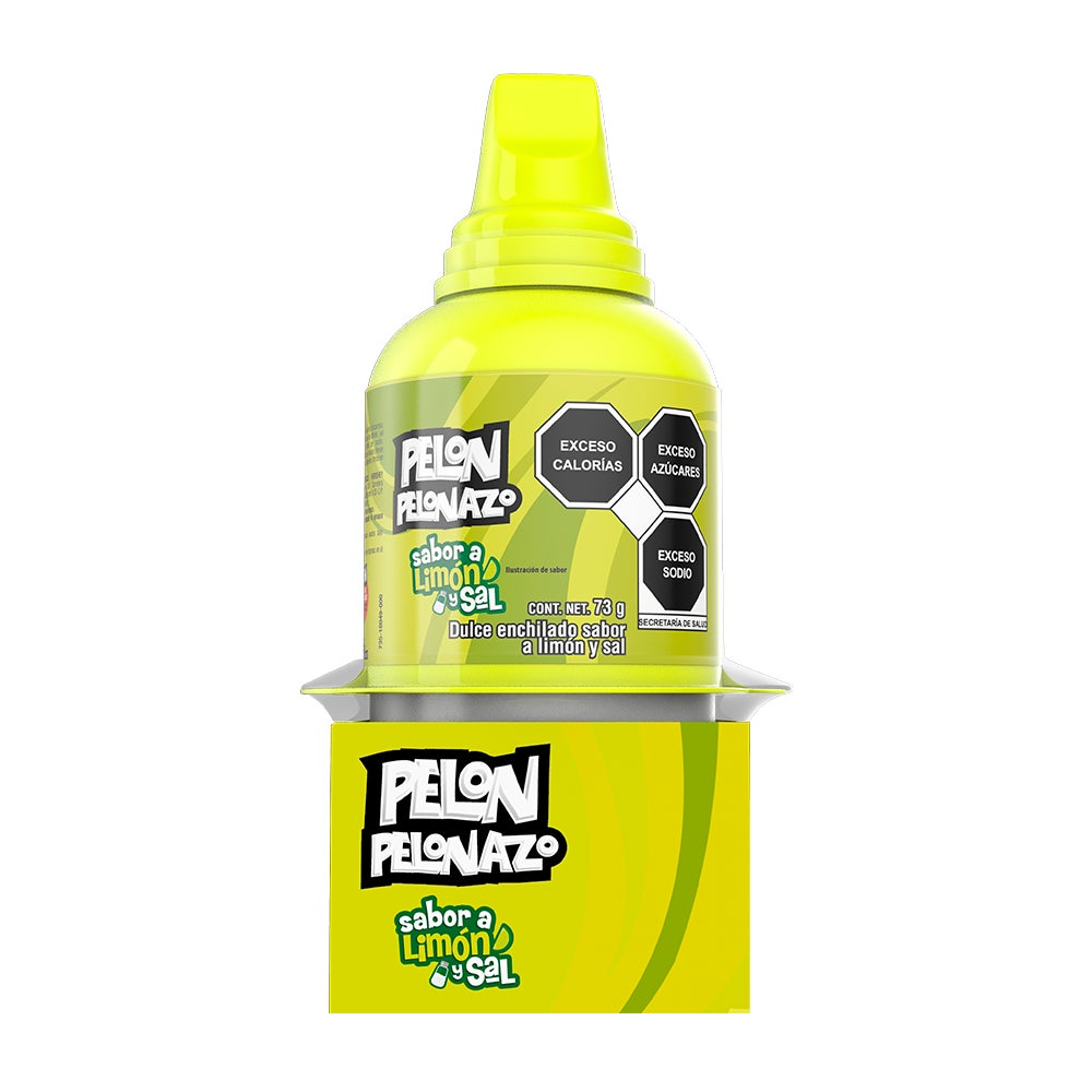 Pelon Pelonazo sabor Limon y Sal 80g pack 4 piezas