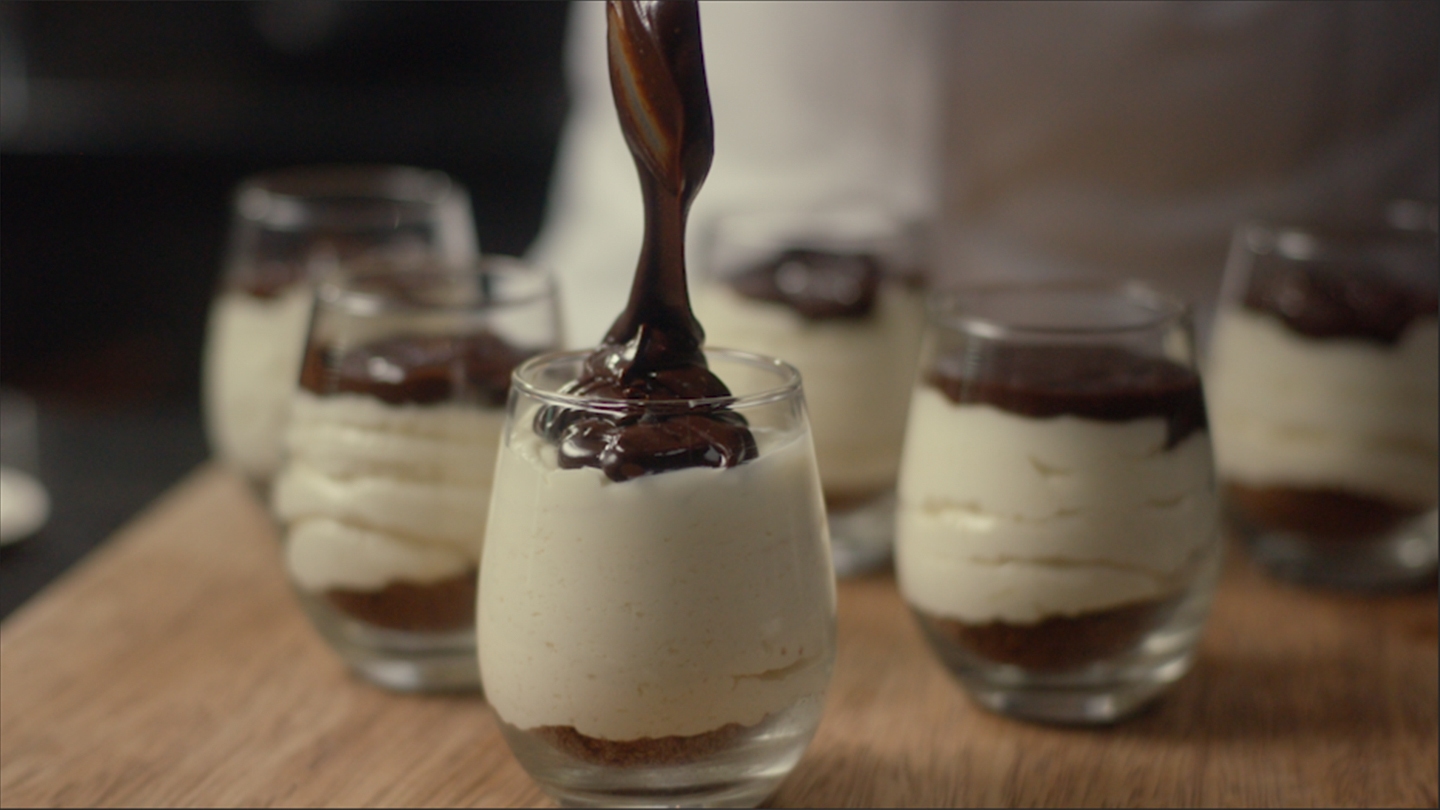 Cheesecakes Individuales Con Chocolate Hershey’s