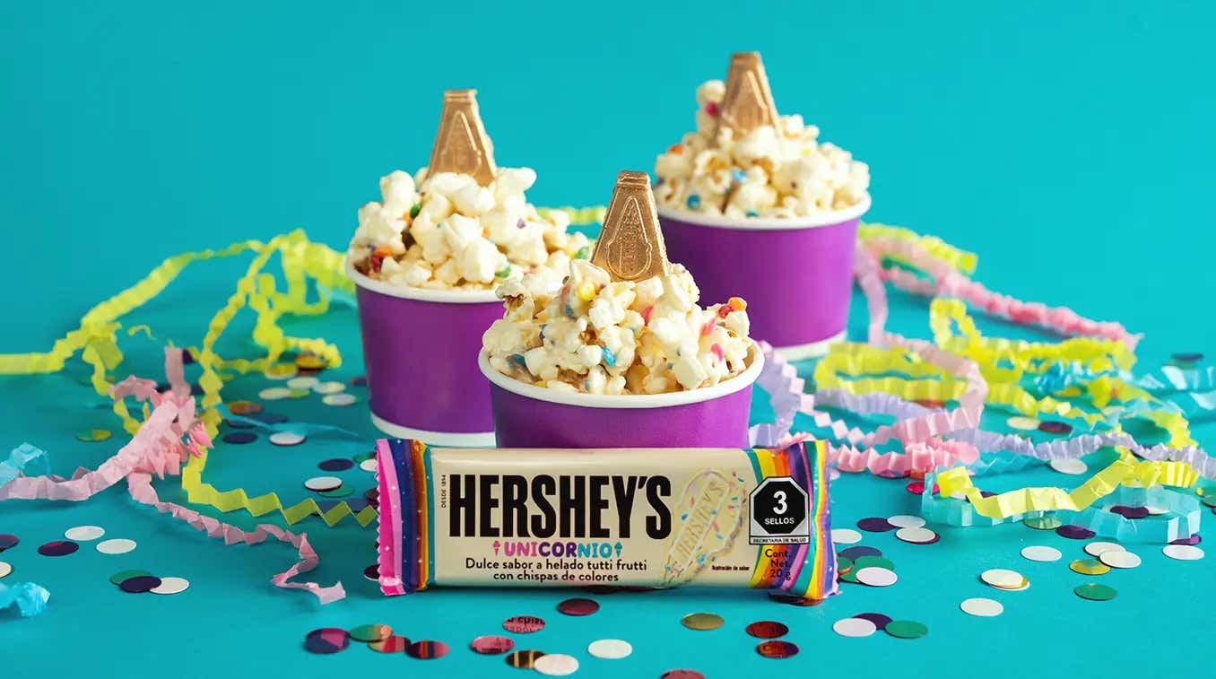 Palomitas sabor HERSHEY'S unicornio