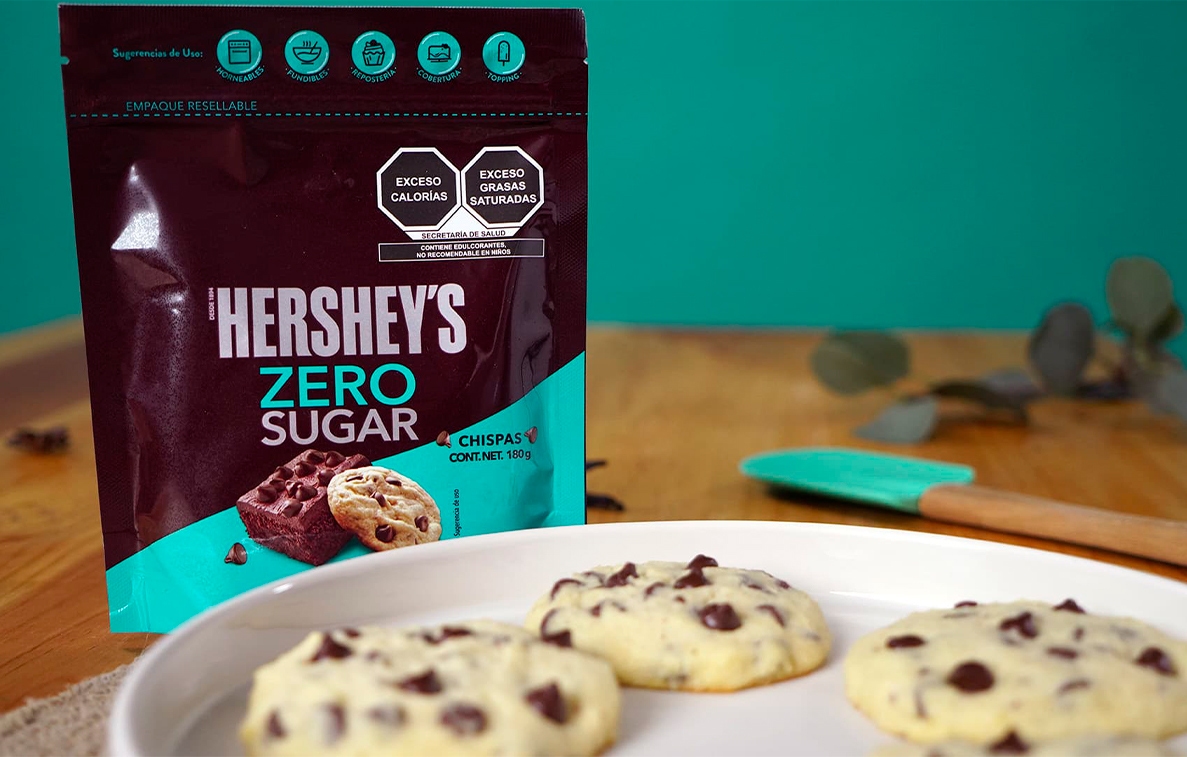 Galletas suaves con Chocolate HERSHEY’S ZERO SUGAR