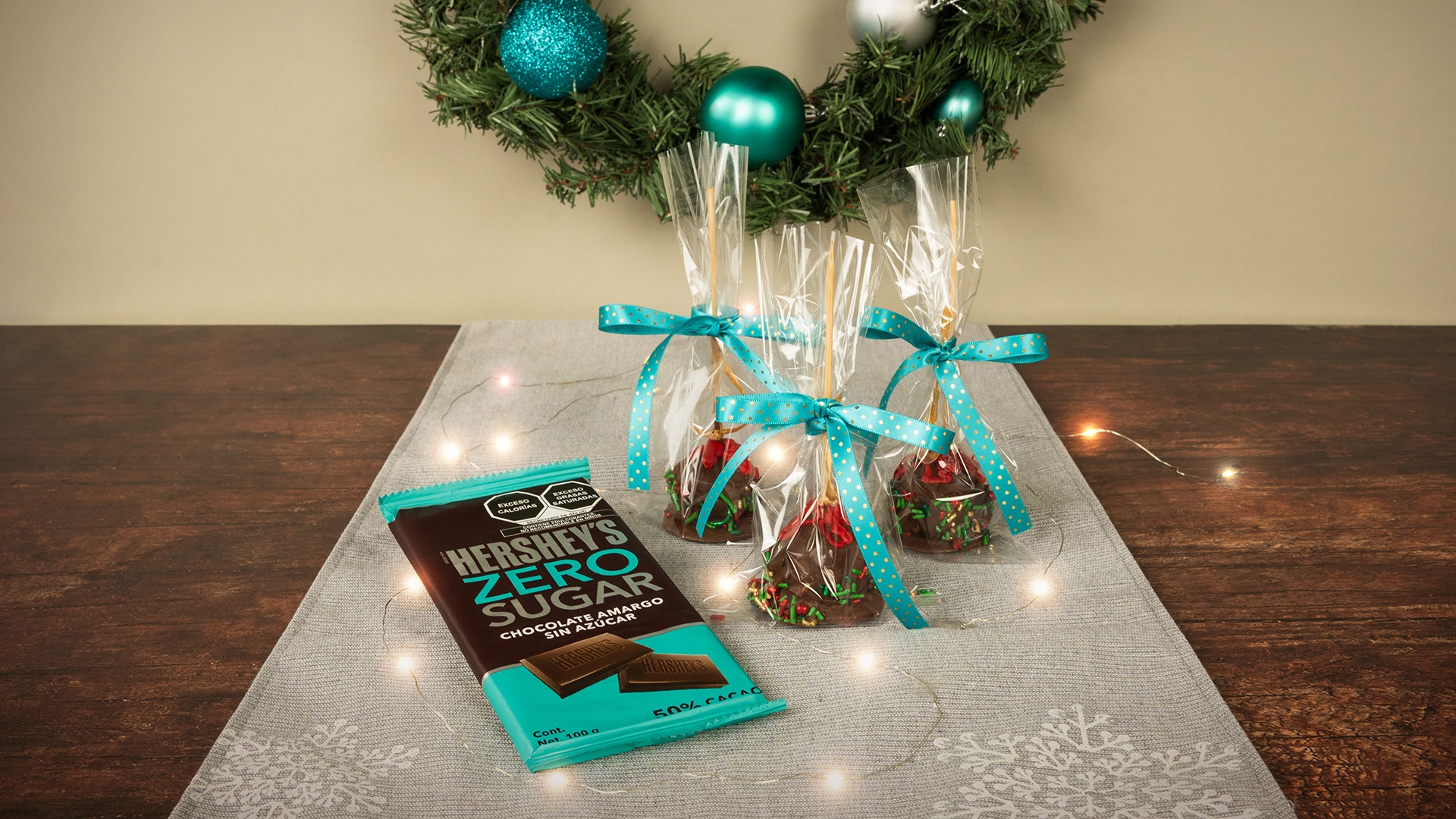 Cake Pops Navideños Zero Sugar con HSY