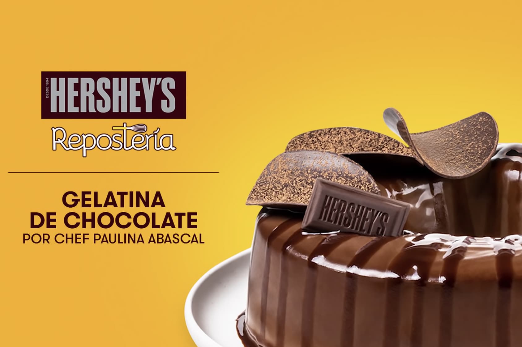 Vídeo receta gelatina de chocolate