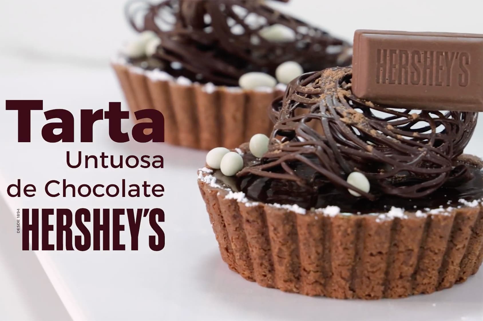 Vídeo receta tarta untuosa de chocolate