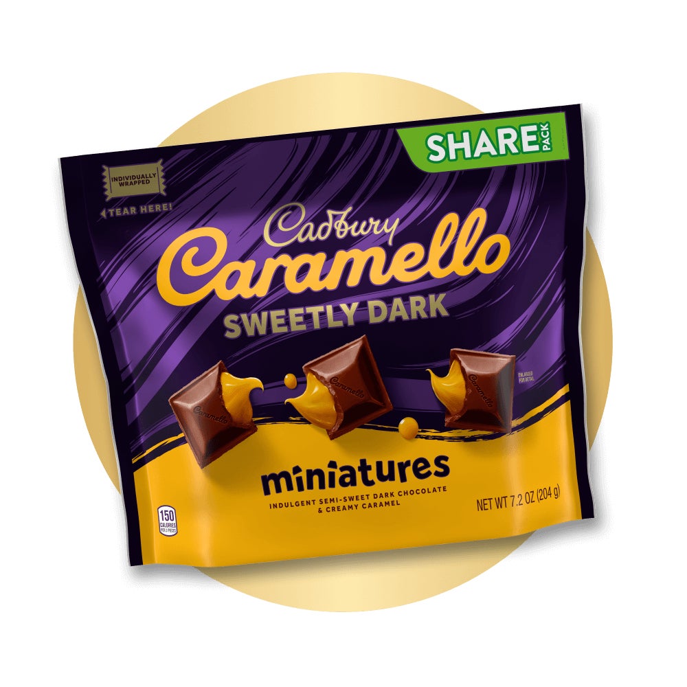 cadbury caramello sweetly dark miniatures candy